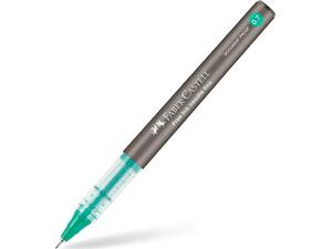 Στυλό FABER CASTELL Free Ink Needle Roller Fine 0.7mm Πράσινο (Πράσινο)